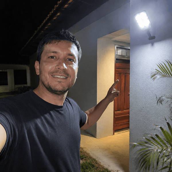 La entrada quedó mucho más iluminada